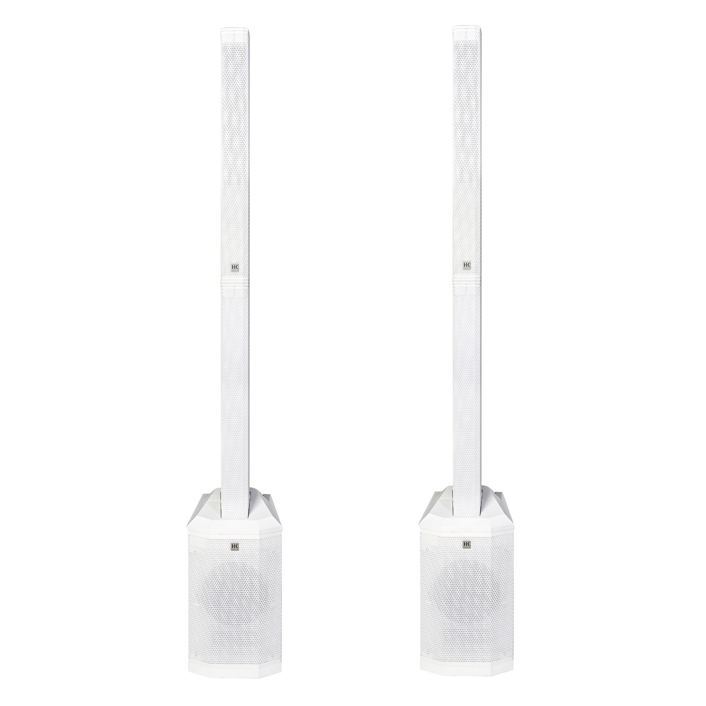 HK Audio POLAR 8 MK2 Portable Column PA System in White (Pair ...